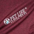 Pet Life Active Relax Stretch Fur Flexed Burgundy Polo Dog T-Shirt Cheap