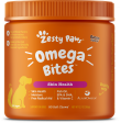 Zesty Paws Omega 3 Soft Chews for Skin Health Premium Fish Oil with EPA & DHA   Vitamin C Functional Bacon Flavor Dog Supplement Discount