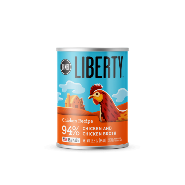 BIXBI LIBERTY Chicken Recipe Canned Wet Dog Food Fashion