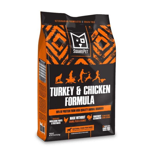 SquarePet Canine Turkey & Chicken Dry Dog Food Fashion