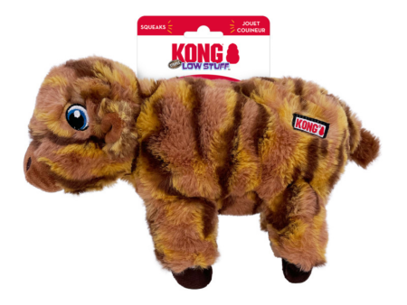 Kong Low Stuff Stripes Cow Medium Dog Toy For Cheap