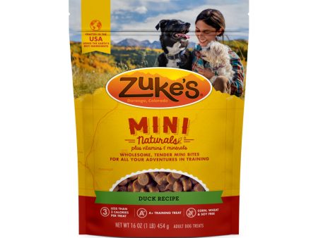 Zukes Duck Mini Naturals Dog Treats Supply