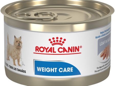 Royal Canin Canine Care Nutrition Weight Care Loaf in Sauce Canned Dog Food For Sale