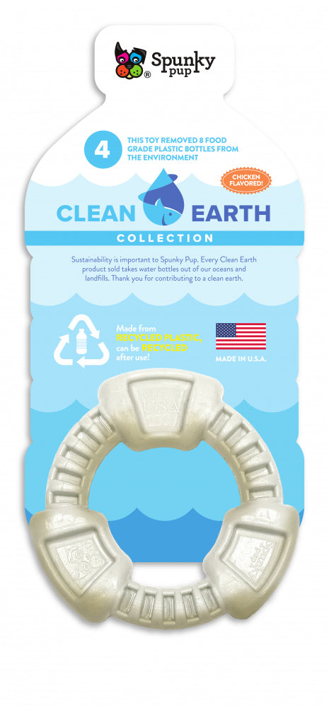 Spunky Pup Clean Earth Recycled Ring Dog Toy Cheap