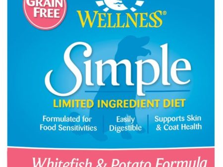 Wellness Simple Natural Limited Ingredient Diet Whitefish and Potato Recipe Wet Canned Dog Food Online Hot Sale