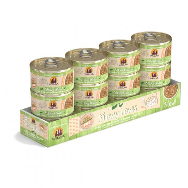 Weruva Classic Cat Stews! Stewy Lewis with Lamb Chicken & Salmon in Gravy Canned Cat Food Sale