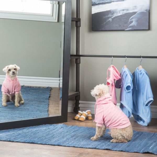 Pet Life Pink French Terry Cotton Dog Hoodie Sale