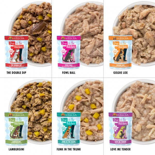 Weruva Dogs in the Kitchen Grain Free Pooch Pouch Party! Variety Pack Wet Dog Food Pouches Fashion