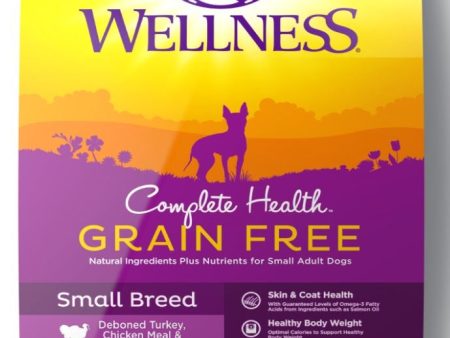 Wellness Complete Health Grain Free Small Breed Deboned Turkey, Chicken Meal and Salmon Meal Recipe Dry Dog Food Cheap