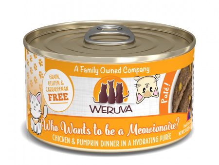 Weruva Classic Cat Pate Who wants to be a Meowionaire with Chicken & Pumpkin Canned Cat Food For Cheap