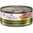 Wellness Signature Selects Grain Free Natural White Meat Chicken and Wild Salmon Entree in Sauce Wet Canned Cat Food Online Sale