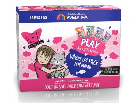 Weruva Grain Free B.F.F. PLAY Pate Lovers Variety Pack Cat Food Pouces Fashion