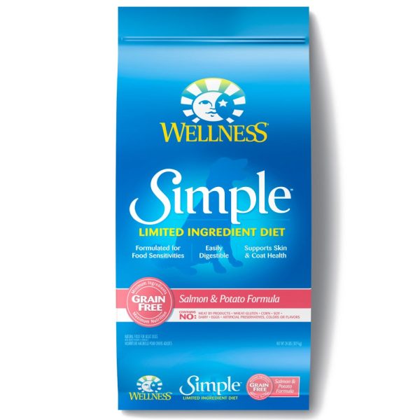 Wellness Simple Grain Free Natural Limited Ingredient Diet Salmon and Potato Recipe Dry Dog Food For Cheap