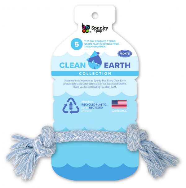 Spunky Pup Clean Earth Recycled Rope Dog Toy Supply