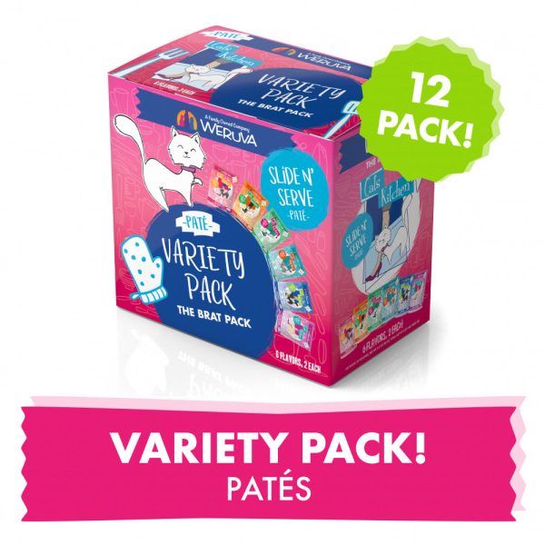 Weruva Cats in the Kitchen The Brat Pack Variety Pack Cat Food Pouches Online