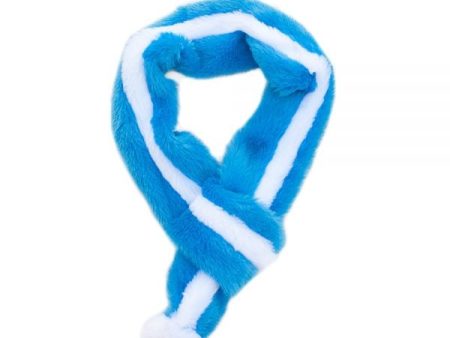 ZippyPaws Hanukkah Blue Plush Scarf For Dogs For Cheap