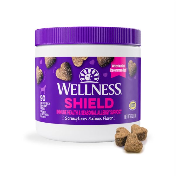 Wellness Salmon Flavored Soft Chew Immune & Allergy Supplements for Dogs Cheap