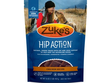 Zukes Hip Action Chicken Dog Treats with Glucosamine and Chondroitin Online now