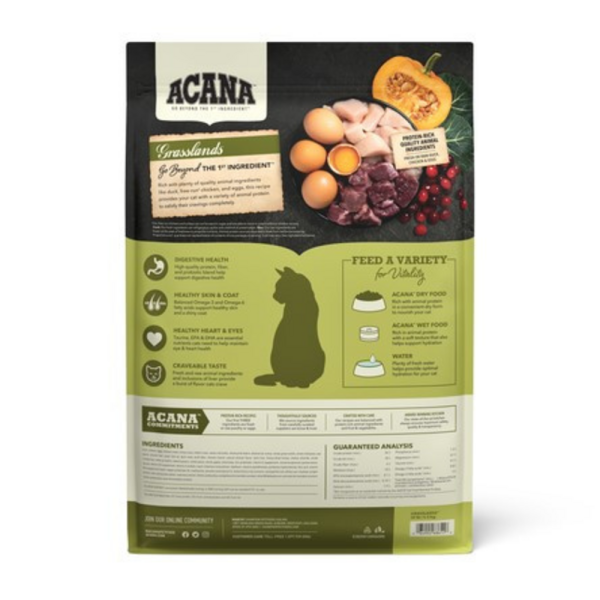 ACANA Highest Protein Grasslands Dry Cat Food Online