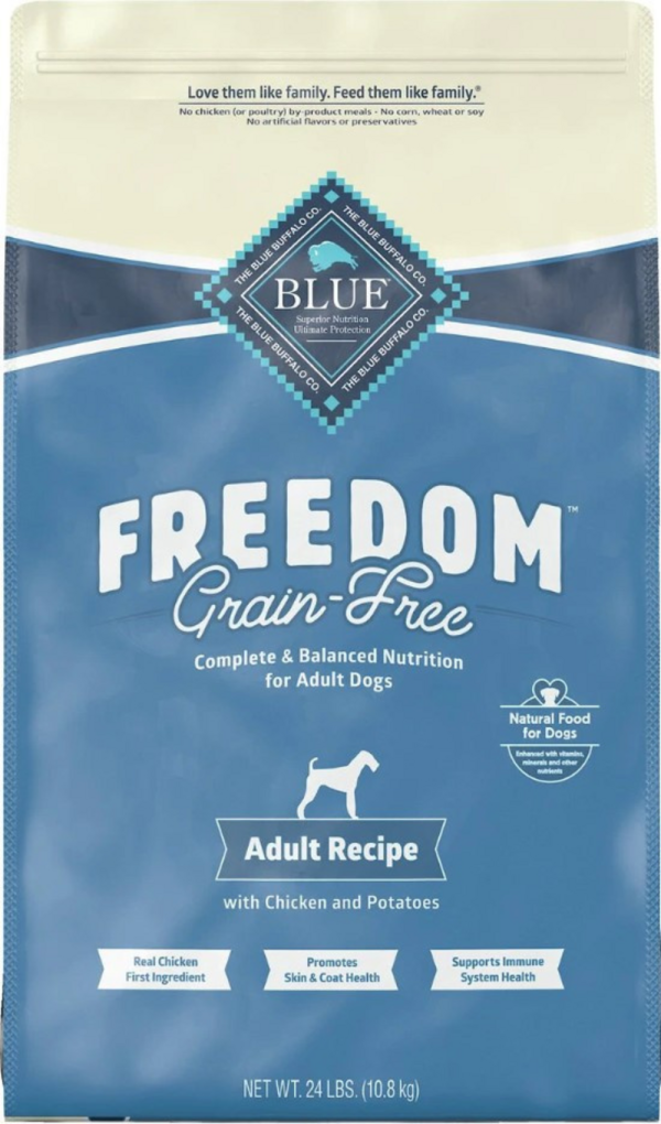 Blue Buffalo Freedom Grain-Free Adult Chicken Recipe Dry Dog Food Discount