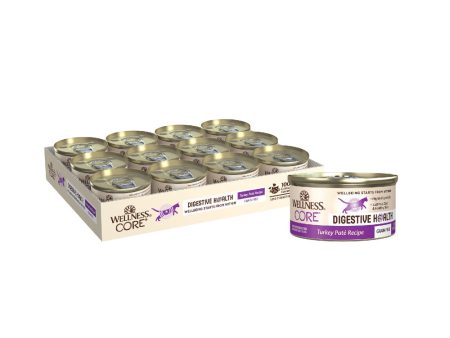 Wellness Core Digestive Health Turkey Pate Recipe Canned Cat Food on Sale