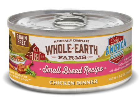 Whole Earth Farms Grain Free Small Breed Chicken Recipe Canned Dog Food Online now