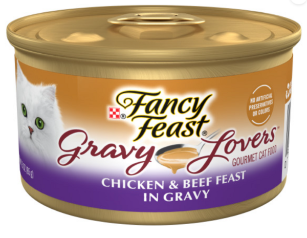 Fancy Feast Gravy Lovers Chicken & Beef Feast In Gravy Canned Cat Food For Discount