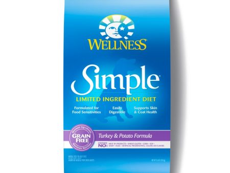 Wellness Simple Grain Free Natural Limited Ingredient Diet Diet Turkey and Potato Recipe Dry Dog Food Sale