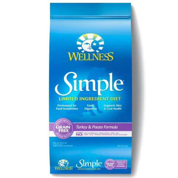 Wellness Simple Grain Free Natural Limited Ingredient Diet Diet Turkey and Potato Recipe Dry Dog Food Sale