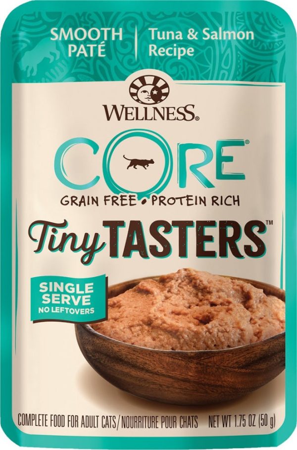 Wellness CORE Tiny Tasters Tuna & Salmon Pate Wet Cat Food Online Hot Sale