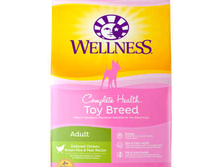 Wellness Toy Breed Complete Health Adult Deboned Chicken, Brown Rice & Peas Recipe Dry Dog Food Discount