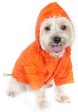 Pet Life Adjustable Orange Sporty Avalanche Dog Coat with Pop Out Zippered Hood Hot on Sale