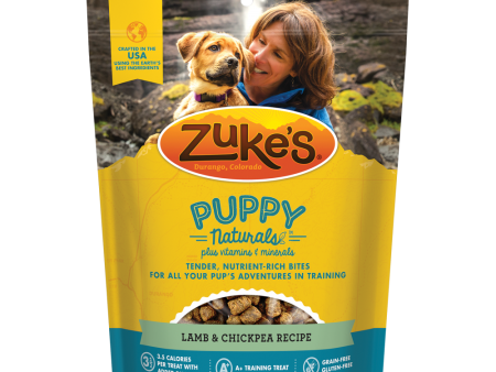 Zukes Puppy Naturals Grain Free Lamb and Chickpea Dog Treats Hot on Sale