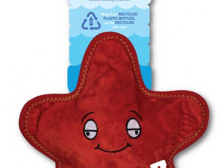 Spunky Pup Clean Earth Starfish Plush Dog Toy Online Hot Sale