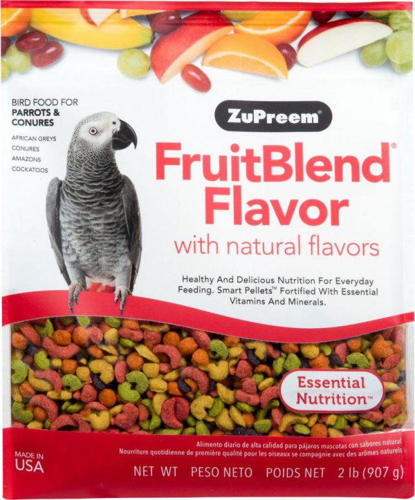 Zupreem FruitBlend Flavor Food with Natural Flavors for Parrots and Conures Supply