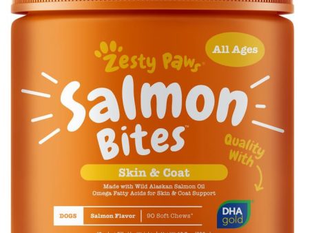 Zesty Paws Salmon Bites Online Sale