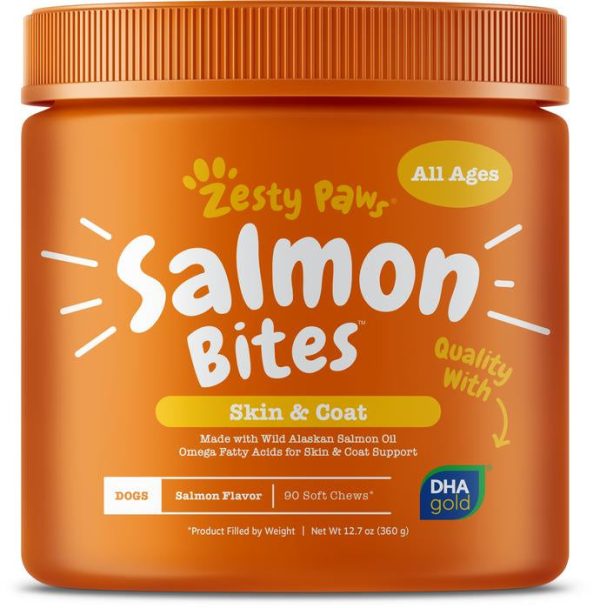 Zesty Paws Salmon Bites Online Sale