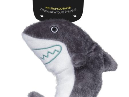 Spunky Pup Sea Plush Shark Dog Toy on Sale