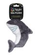 Spunky Pup Sea Plush Shark Dog Toy on Sale