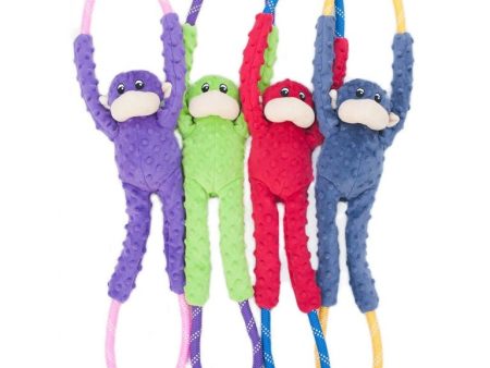 ZippyPaws Monkey RopeTugz Plush Dog Toy Online Sale