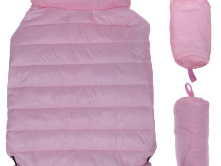 Pet Life Adjustable Light Pink Sporty Avalanche Dog Coat with Pop Out Zippered Hood For Discount