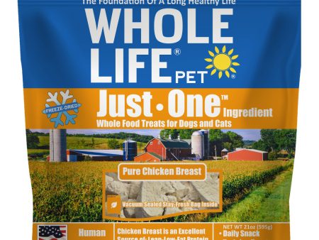 Whole Life Pet Just One Ingredient Freeze Dried Chicken Treats Value Pack for Dogs & Cats Online