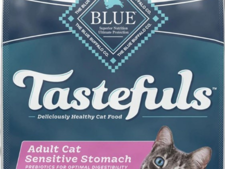 Blue Buffalo Tastefuls Adult Cat Sensitive Stomach Chicken & Brown Rice Recipe Dry Food Discount