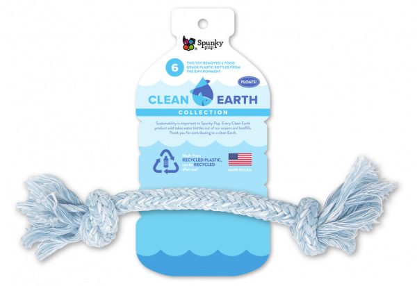 Spunky Pup Clean Earth Recycled Rope Dog Toy Supply