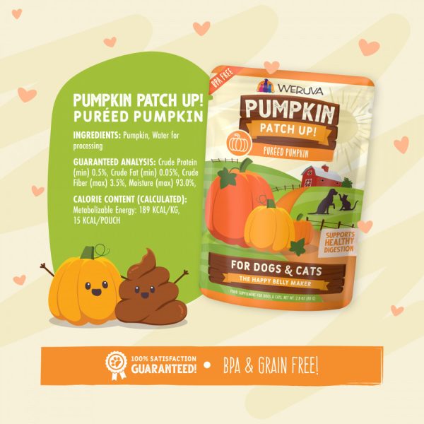 Weruva Pumpkin Patch Up Supplement for Dogs & Cats Fashion