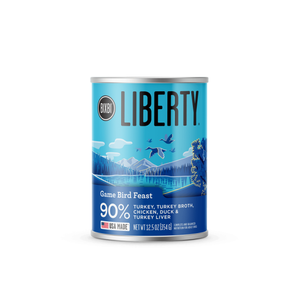 BIXBI LIBERTY Gamebird Feast Canned Wet Dog Food Sale