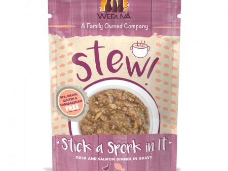 Weruva Classic Cat Stews! Stick a Spork in It with Duck & Salmon in Gravy Canned Cat Food Online Sale