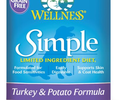 Wellness Simple Natural Limited Ingredient Diet Turkey and Potato Recipe Wet Canned Dog Food Online Sale