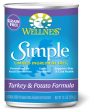 Wellness Simple Natural Limited Ingredient Diet Turkey and Potato Recipe Wet Canned Dog Food Online Sale