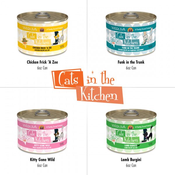 Weruva Cats in the Kitchen Grain Free Kitchen Cuties Variety Pack Canned Cat Food Online